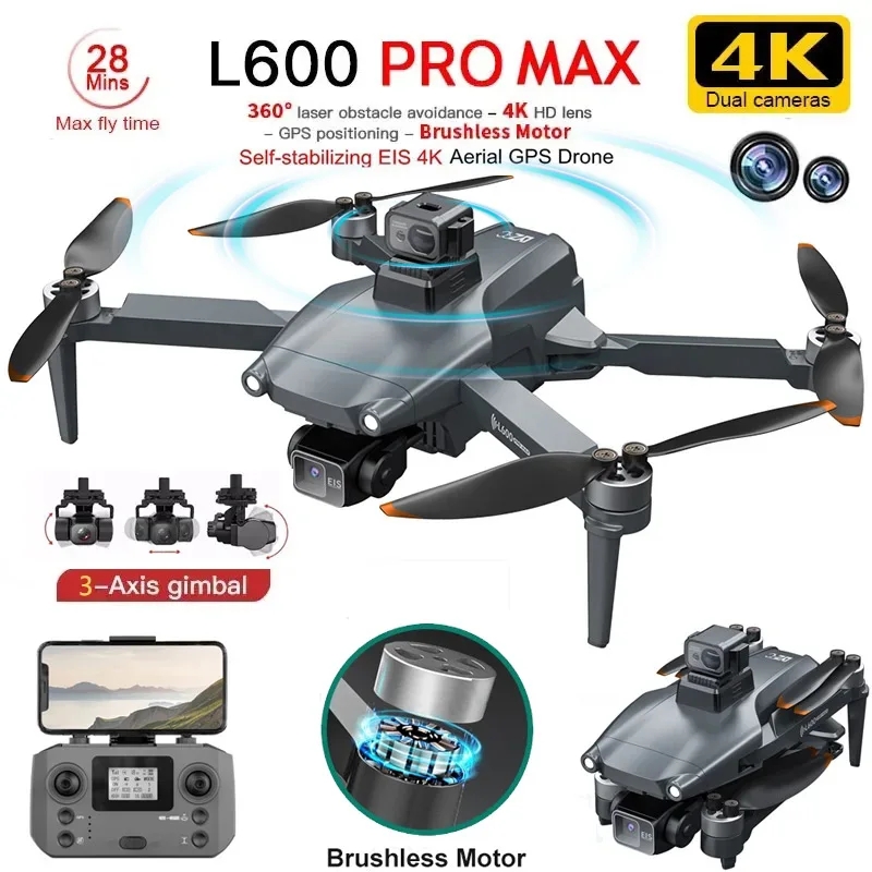 Drone Gps Mount - L600 PRO MAX GPS Drone profesional