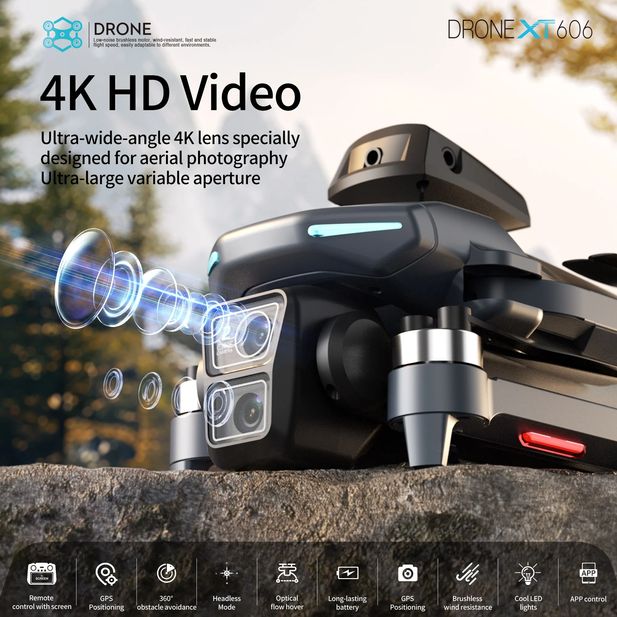 Dron Profesional Lenovo XT606  - Drone Gps Module reseña y precio