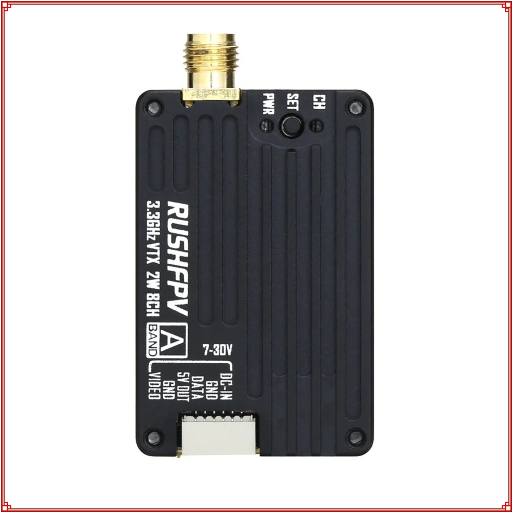 Nuevo Transmisor RUSHFPV 3.3G  - Drone Transmitter reseña y precio