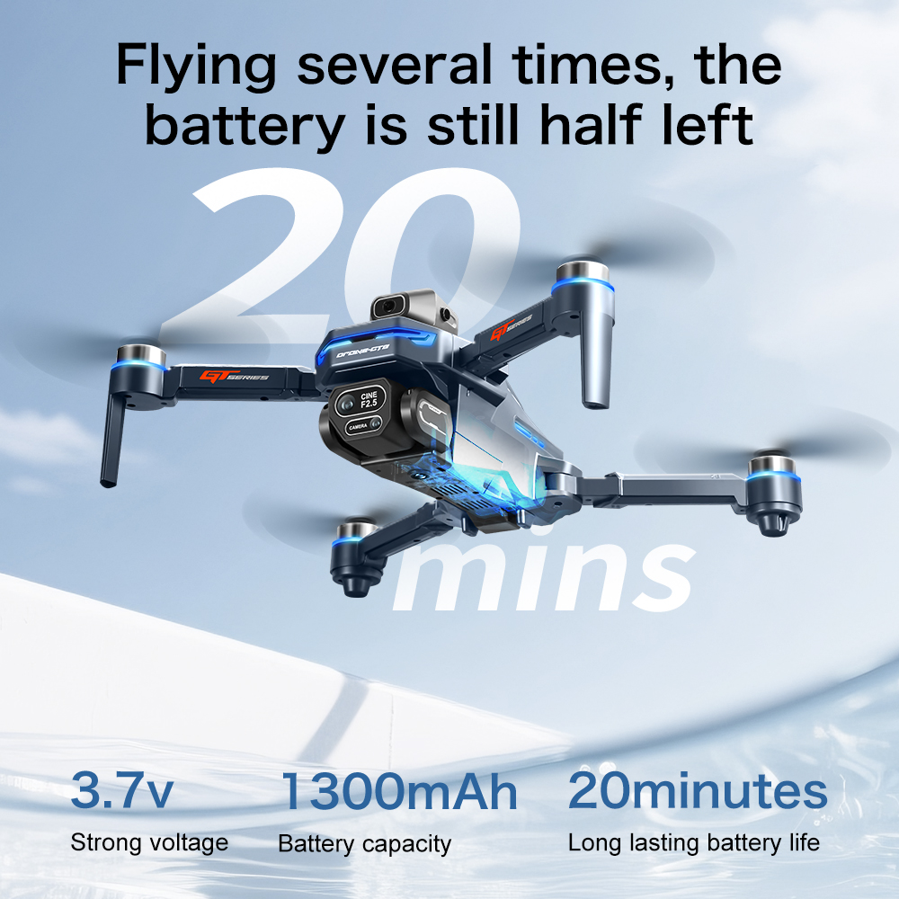 Dron Plegable Lenovo GT8 8K HD - Drone Gps Mount reseña y precio