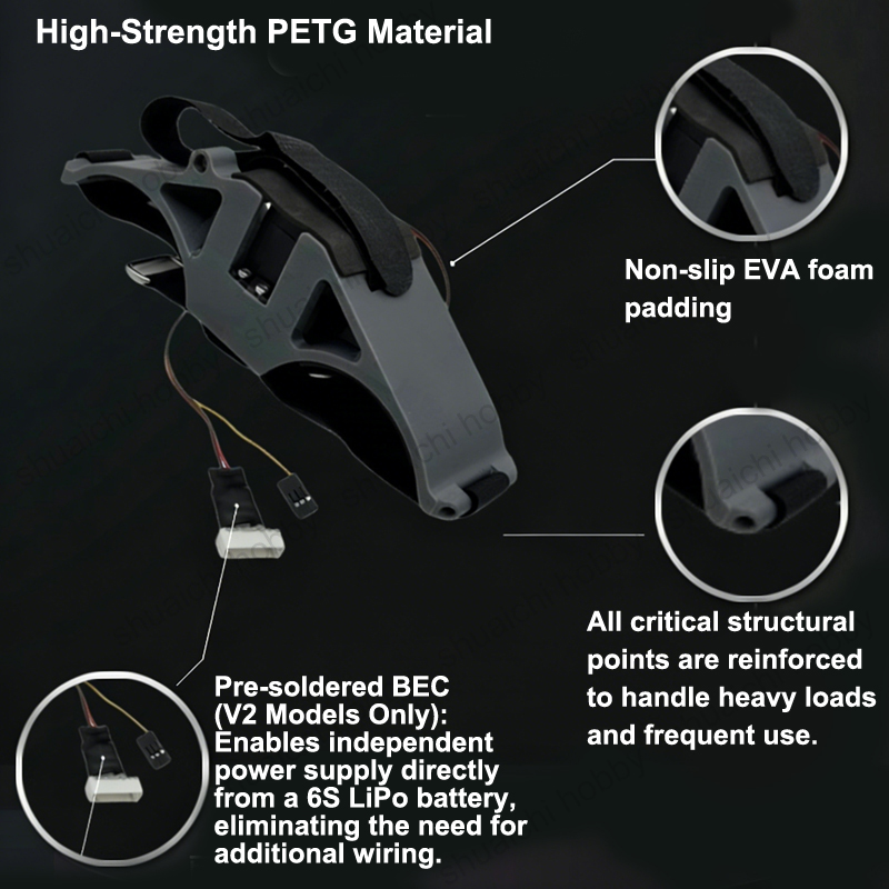 1 unidad de lanzador de servom - Drone Battery Strap reseña y precio