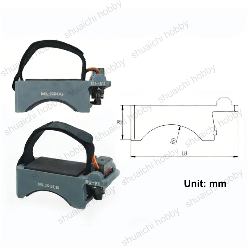 1 unidad de lanzador de servom - Drone Battery Strap reseña y precio