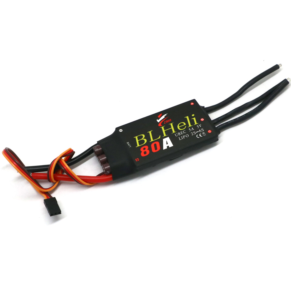 BLHeli sin escobillas ESC 80A  - Drone Battery reseña y precio